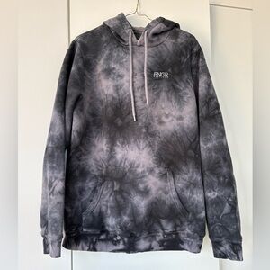 Charcoal and Ash Tie-Dye Hoodie
